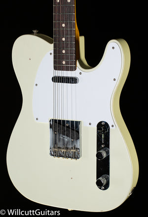 Fender Custom Shop Jimmy Page Signature Telecaster Journeyman Relic Rosewood Fingerboard White Blonde (860)