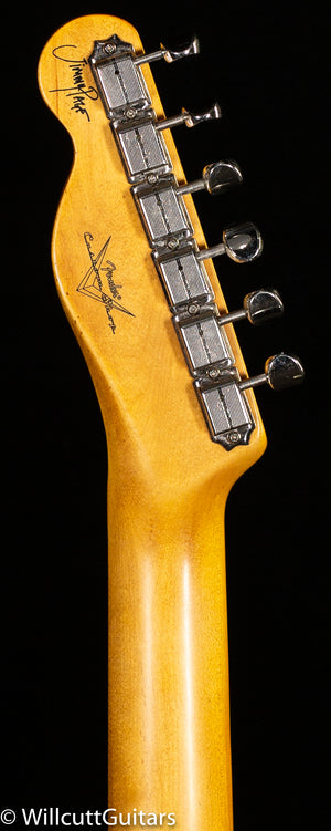Fender Custom Shop Jimmy Page Signature Telecaster Journeyman Relic Rosewood Fingerboard White Blonde (860)
