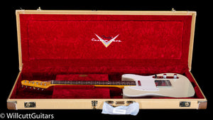 Fender Custom Shop Jimmy Page Signature Telecaster Journeyman Relic Rosewood Fingerboard White Blonde (860)