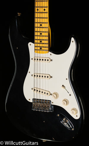 Fender Custom Shop 1955 Stratocaster Journeyman Relic Black Josefina Pickups (634)