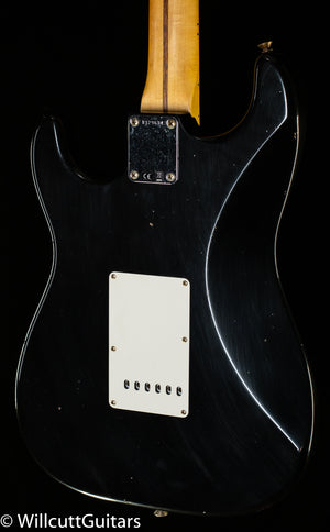 Fender Custom Shop 1955 Stratocaster Journeyman Relic Black Josefina Pickups (634)