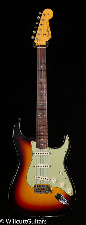 Fender Custom Shop 1960 Stratocaster Journeyman Relic 3-Tone Sunburst (966)
