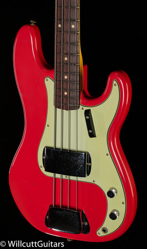 Fender Custom Shop 1963 Precision Bass Journeyman Relic Aged Fiesta Red (016)