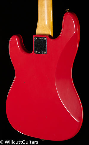 Fender Custom Shop 1963 Precision Bass Journeyman Relic Aged Fiesta Red (016)