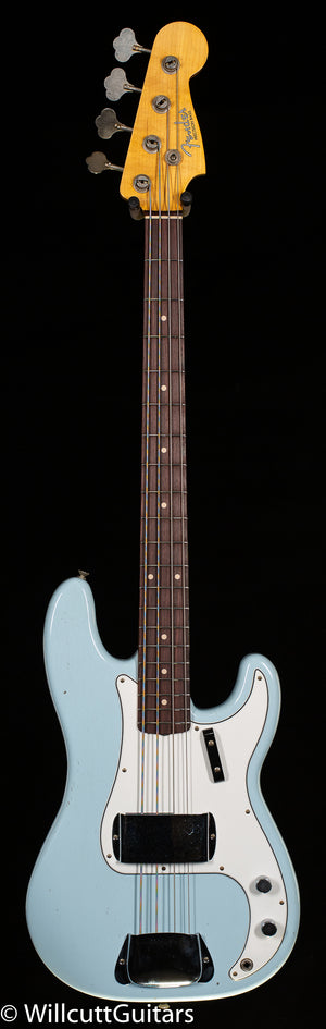 Fender Custom Shop 1963 Precision Bass Journeyman Relic Sonic Blue (189)
