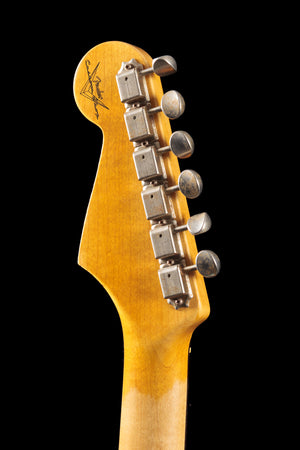 Fender Custom Shop 1960 Stratocaster Heavy Relic Sonic Blue over Fiesta Red