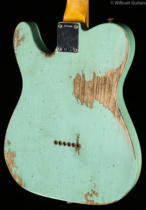 Fender Custom Shop 63 TELECASTER Heavy Relic Super Faded Surf Green