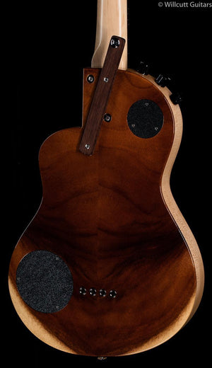 Rick Turner Renaissance RB-4 Bass Fretless Monkey Pod Bass Guitar (587)