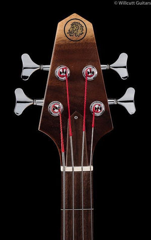 Rick Turner Renaissance RB-4 Bass Fretless Monkey Pod Bass Guitar (587)