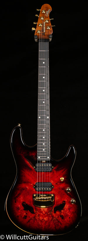 Ernie Ball Music Man Jason Richardson Signature Cutlass HH Rorschach Red (111)