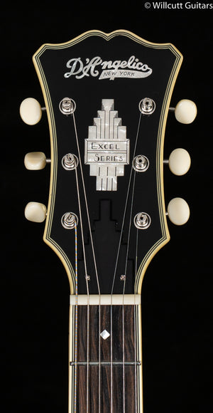 D'Angelico Excel Mini DC Tour Collection Solid Black (193)