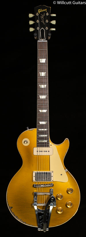 Gibson Custom Shop Artist Sergio Vallin 1955 Les Paul Goldtop Murphy Lab Aged w/Bigsby