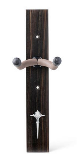 Taylor Guitar Hanger, Crelicam Ebony, Nouveau Italian Acrylic Inlay, White #70194