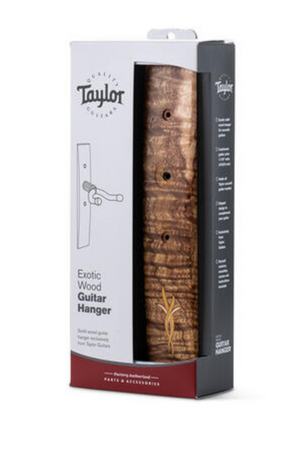 Taylor Guitar Hanger, Koa, Bouquet Maple/Boxwood Inlay #70205