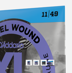D'Addario EXL115 Nickel Medium/Blues-Jazz Rock, 11-49