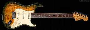 Fender Dealer Event Select Stratocaster Quilt Top Green Yellow