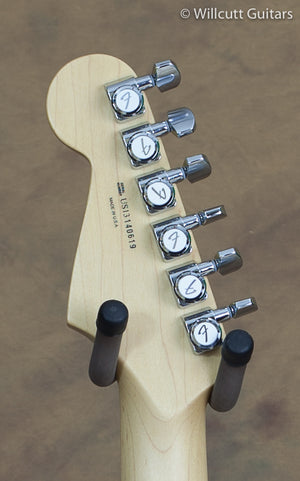 Fender American Deluxe Stratocaster 2-Tone Silver Blue USED