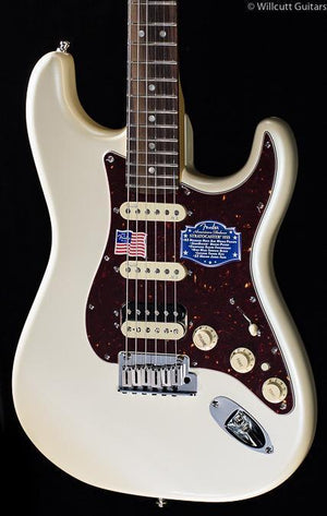 Fender American Deluxe Strat HSS Shawbucker Olympic Pearl