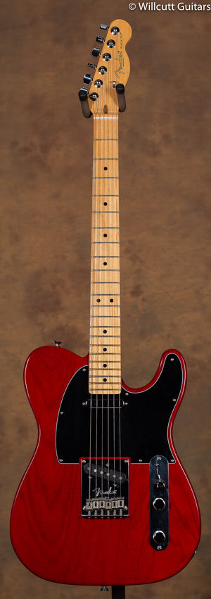 Fender American Standard Telecaster Maple Neck Crimson Red Transparent USED