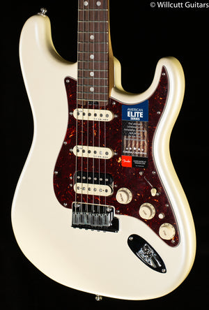Fender American Elite Stratocaster Olympic Pearl Rosewood Fingerboard