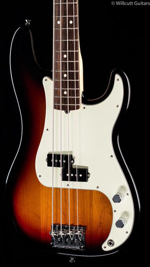 Fender American Professional Precision Bass 3-Tone Sunburst Rosewood Bass Guitar