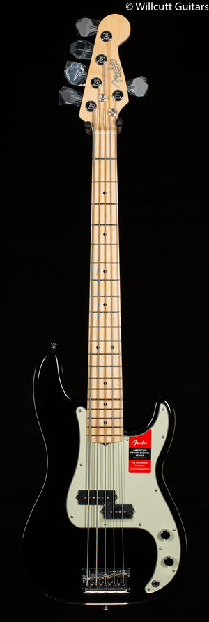 Fender American Professional Precision Bass V Black Maple