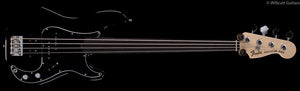 Fender Artist Series Tony Franklin Fretless Precision Bass Black Bass Guitar