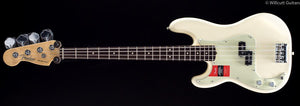 Fender American Professional Precision Bass Olympic White Rosewood Lefty (817)