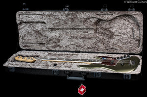 Fender American Elite Jazz Bass Satin Jade Pearl Metallic