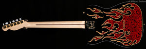 FENDER JAMES BURTON TELE RED PAISLEY FLAMES