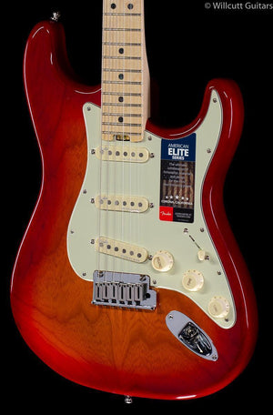Fender American Elite Stratocaster Aged Cherry Burst Maple
