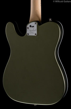 Fender American Elite Thinline Telecaster Jade Pearl Metallic Maple