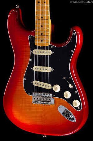 Fender Rarities Flame Ash Top Stratocaster Plasma Red Burst (741)