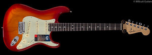 Fender American Elite Stratocaster Aged Cherry Burst Ebony