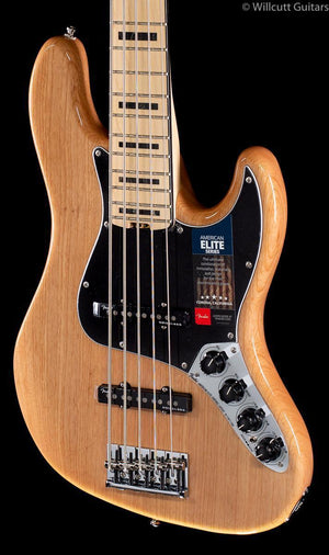 Fender American Elite Jazz Bass V Natural