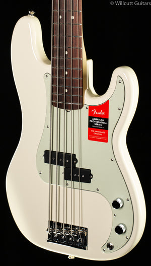 Fender American Professional Precision Bass V Olympic White