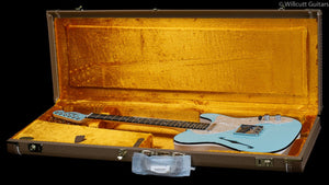Fender FSR Two-Tone Tele Thinline Daphne Blue Ebony (163)