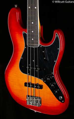 Fender Rarities Flame Ash Top Jazz Bass Plasma Red Burst (325)