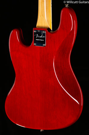 Fender Rarities Flame Ash Top Jazz Bass Plasma Red Burst Bass Guitar (330)