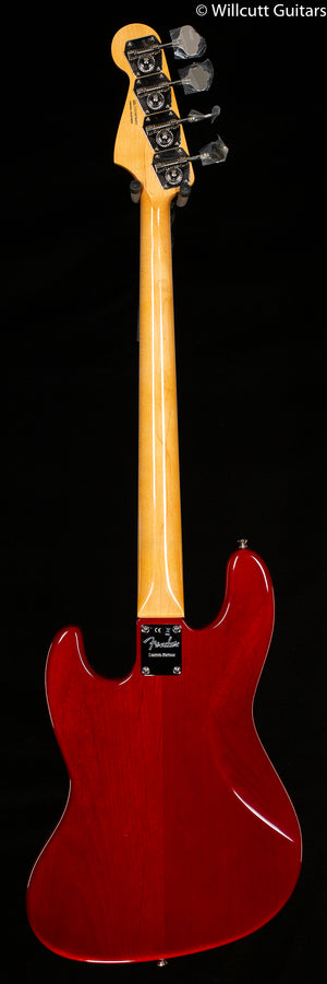Fender Rarities Flame Ash Top Jazz Bass Plasma Red Burst Bass Guitar (493)