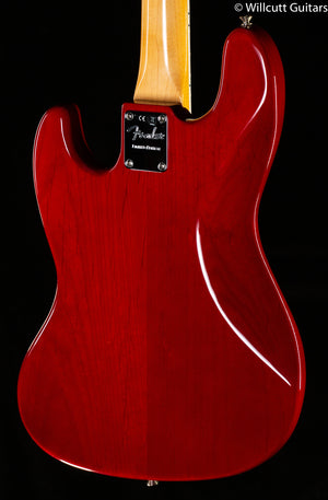 Fender Rarities Flame Ash Top Jazz Bass Plasma Red Burst Bass Guitar (493)
