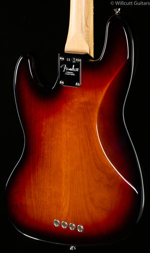 Fender American Professional Jazz Bass Fretless 3-Tone Sunburst Rosewood Bass Guitar (434)