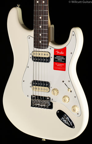 Fender American Professional Stratocaster HH Shawbucker Olympic White