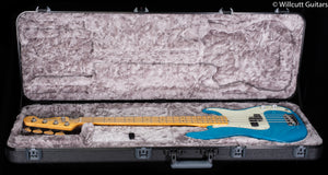 Fender American Professional II Precision Bass V Miami Blue Maple Fingerboard DEMO