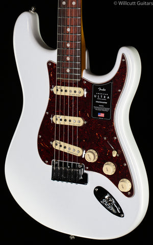 Fender American Ultra Stratocaster Arctic Pearl Rosewood Fingerboard