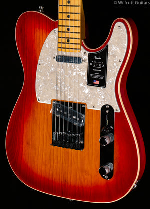 Fender American Ultra Telecaster Plasma Red Burst (092)