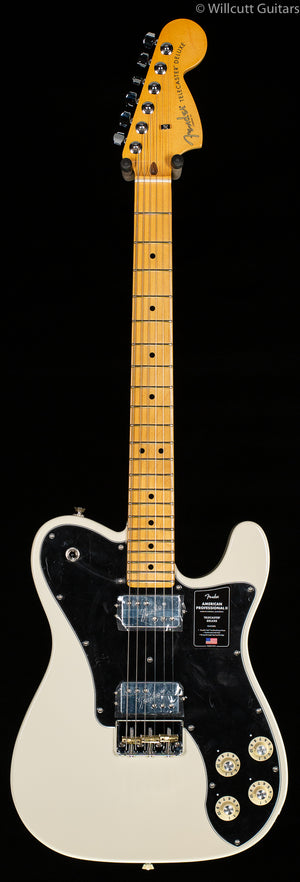 Fender American Professional II Telecaster Deluxe Olympic White Maple Fingerboard