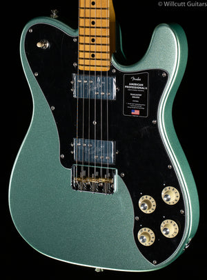 Fender American Professional II Telecaster® Deluxe, Maple Fingerboard, Mystic Surf Green