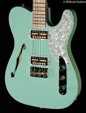 Fender Parallel Universe II Tele Mágico Transparent Surf Green Maple Fingerboard