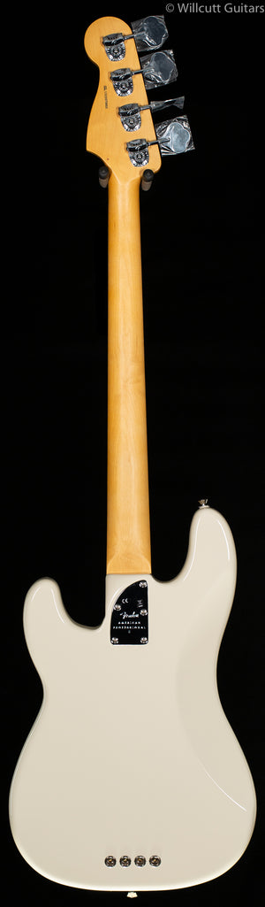 Fender American Professional II Precision Bass Olympic White Rosewood Fingerboard Bass Guitar